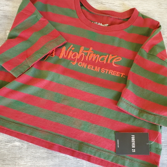 nightmare on elm street shirt forever 21